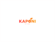 Tablet Screenshot of kaponi.com